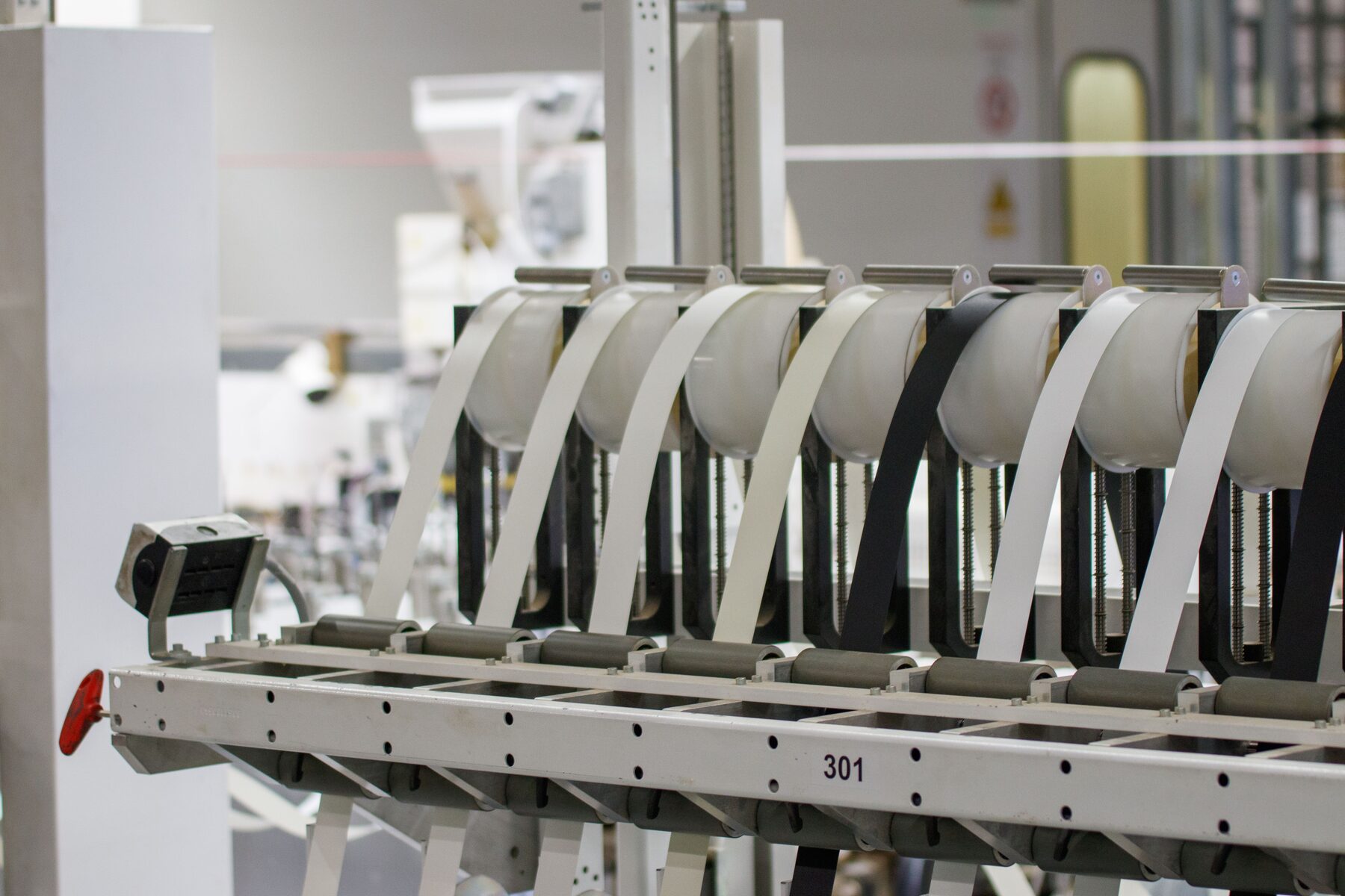 Modern production machinery on a clean manufacturing floor